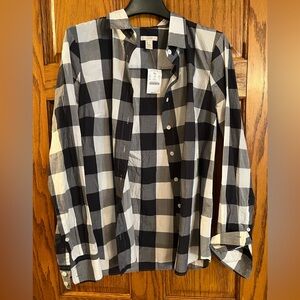 J. Crew plaid checkered button down
